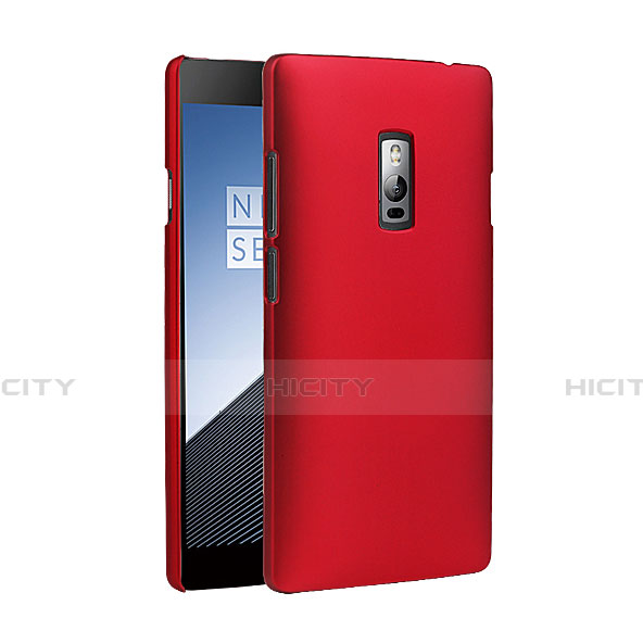 Carcasa Dura Plastico Rigida Mate para OnePlus 2 Rojo