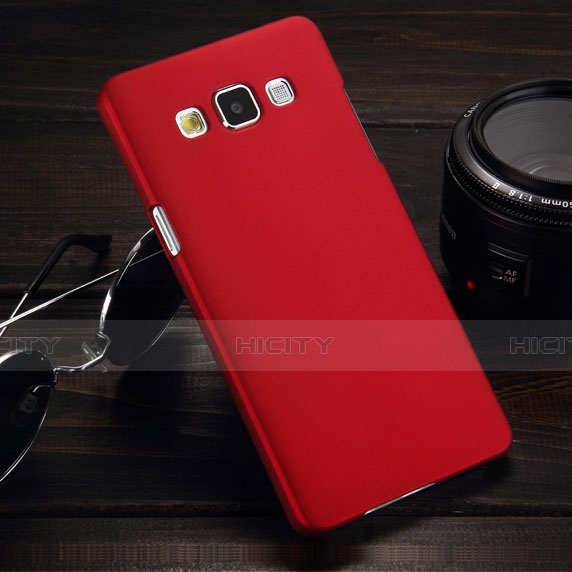 Carcasa Dura Plastico Rigida Mate para Samsung Galaxy A5 Duos SM-500F Rojo