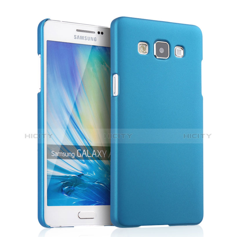 Carcasa Dura Plastico Rigida Mate para Samsung Galaxy A5 SM-500F Azul Cielo