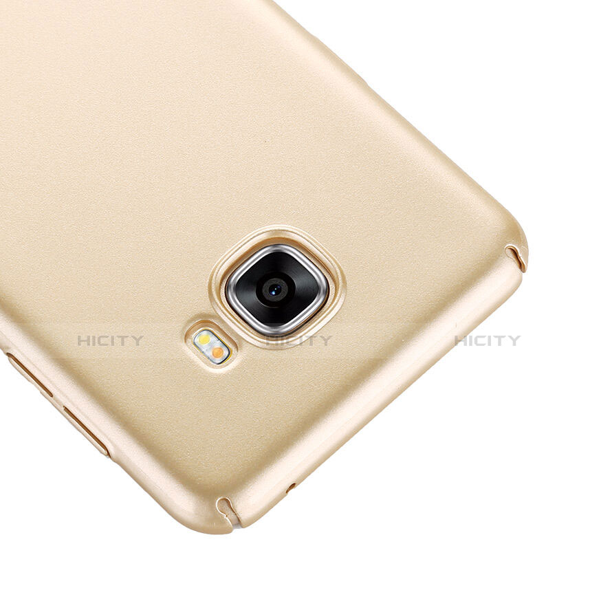 Carcasa Dura Plastico Rigida Mate para Samsung Galaxy C5 SM-C5000 Oro