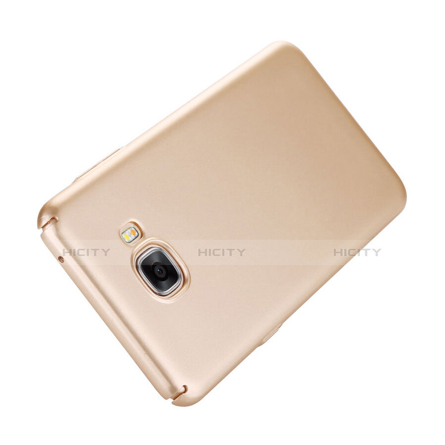 Carcasa Dura Plastico Rigida Mate para Samsung Galaxy C5 SM-C5000 Oro