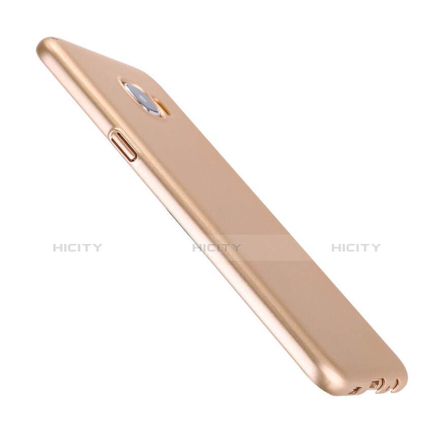 Carcasa Dura Plastico Rigida Mate para Samsung Galaxy C5 SM-C5000 Oro