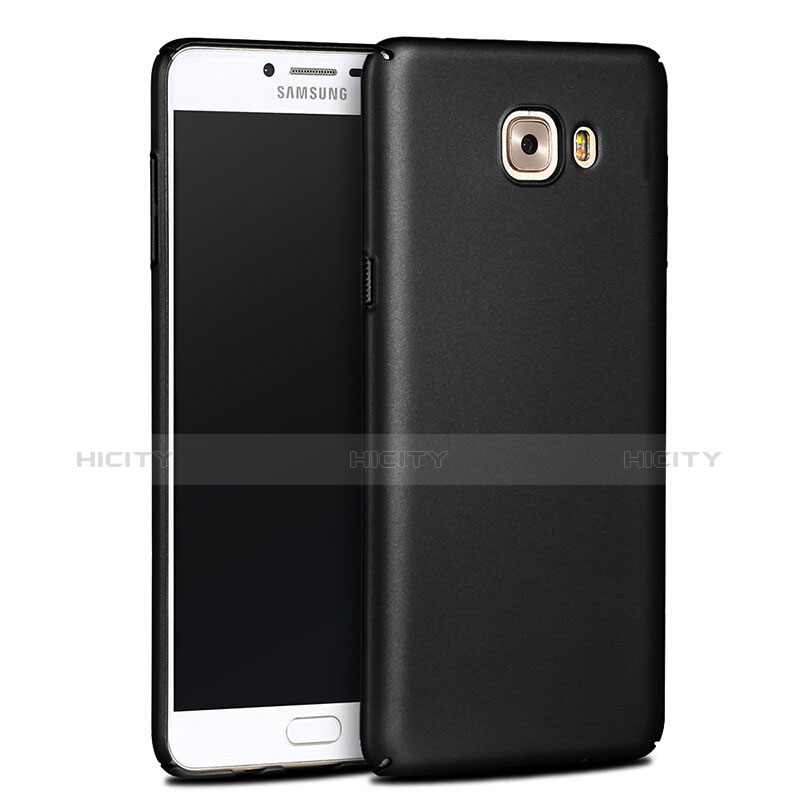 Carcasa Dura Plastico Rigida Mate para Samsung Galaxy C9 Pro C9000 Negro