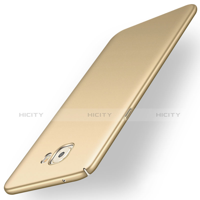 Carcasa Dura Plastico Rigida Mate para Samsung Galaxy C9 Pro C9000 Oro
