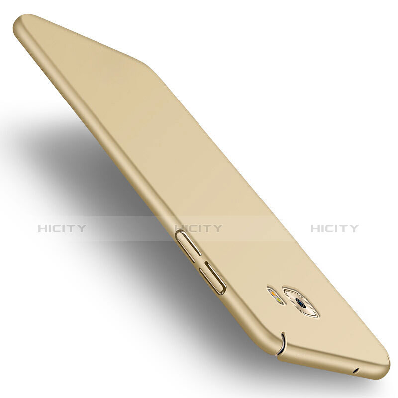 Carcasa Dura Plastico Rigida Mate para Samsung Galaxy C9 Pro C9000 Oro