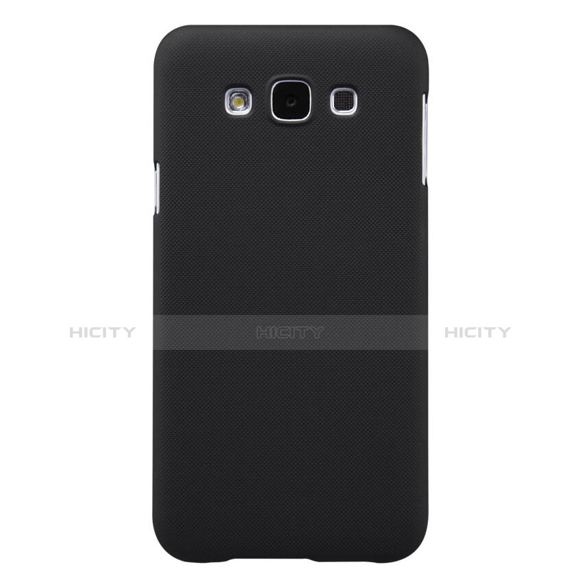 Carcasa Dura Plastico Rigida Mate para Samsung Galaxy E7 SM-E700 E7000 Negro