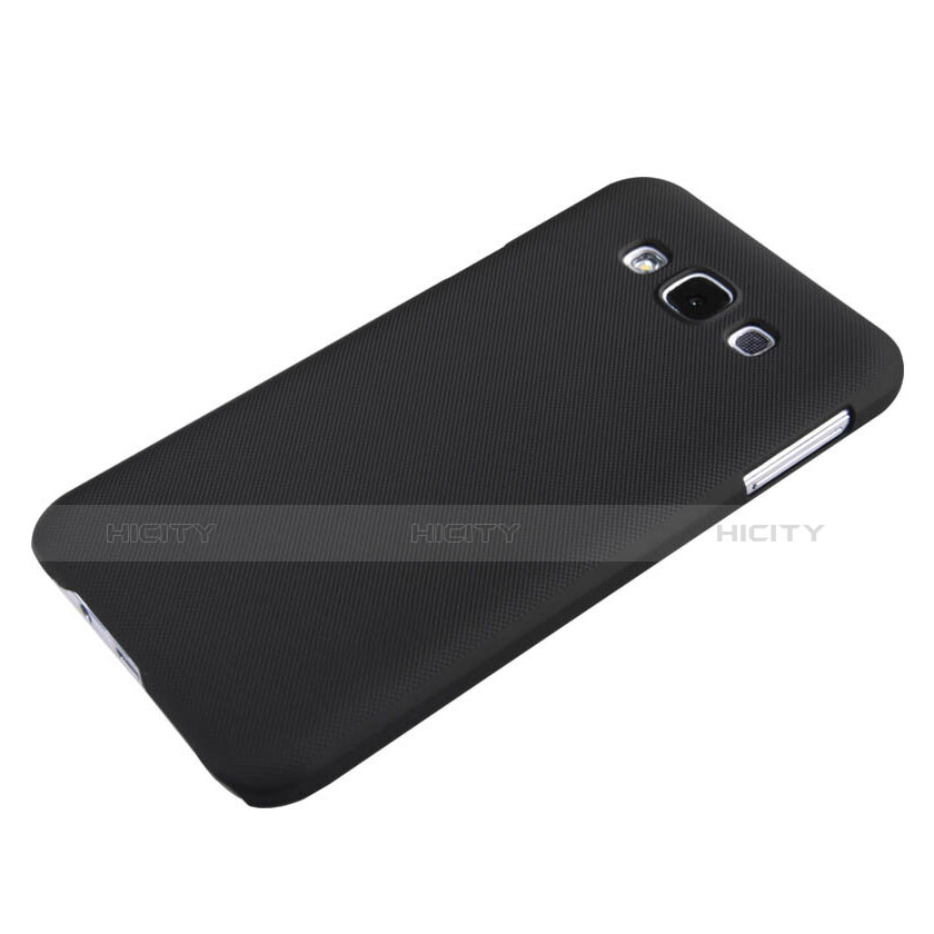 Carcasa Dura Plastico Rigida Mate para Samsung Galaxy E7 SM-E700 E7000 Negro