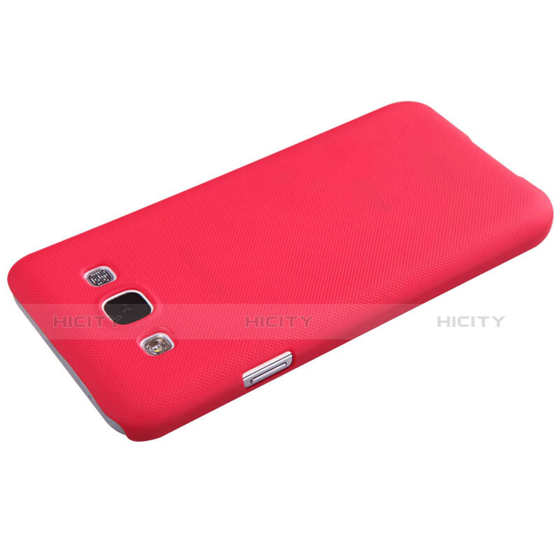 Carcasa Dura Plastico Rigida Mate para Samsung Galaxy E7 SM-E700 E7000 Rojo
