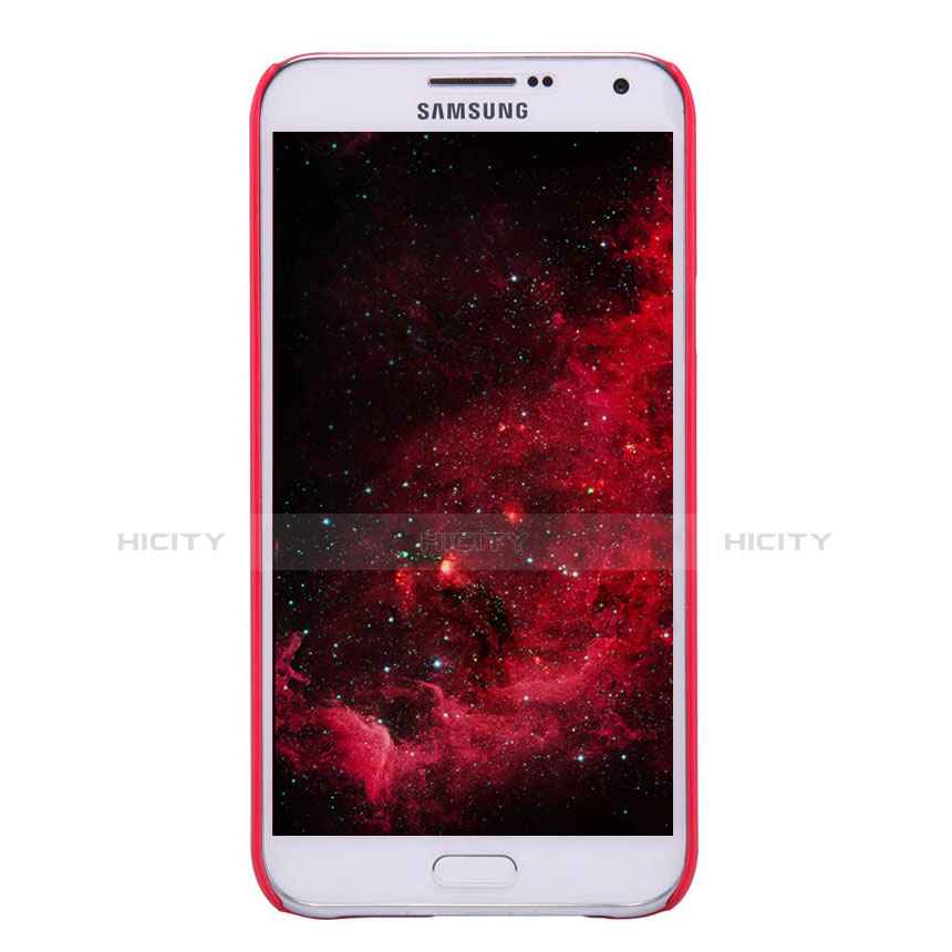 Carcasa Dura Plastico Rigida Mate para Samsung Galaxy E7 SM-E700 E7000 Rojo