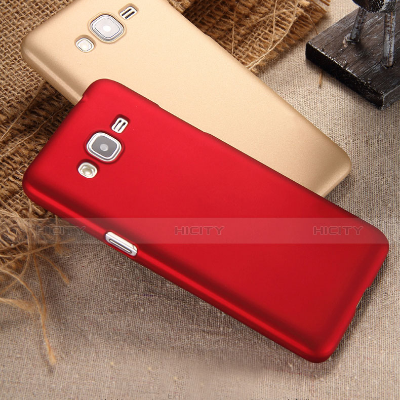 Carcasa Dura Plastico Rigida Mate para Samsung Galaxy Grand Prime 4G G531F Duos TV Rojo