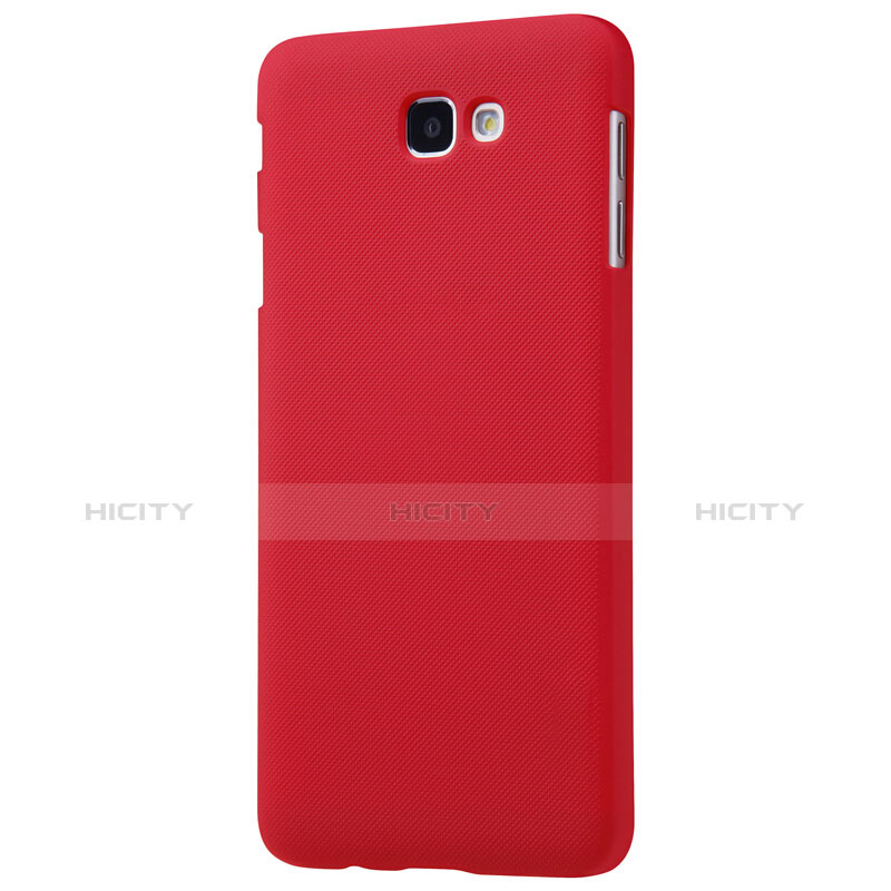 Carcasa Dura Plastico Rigida Mate para Samsung Galaxy J5 Prime G570F Rojo