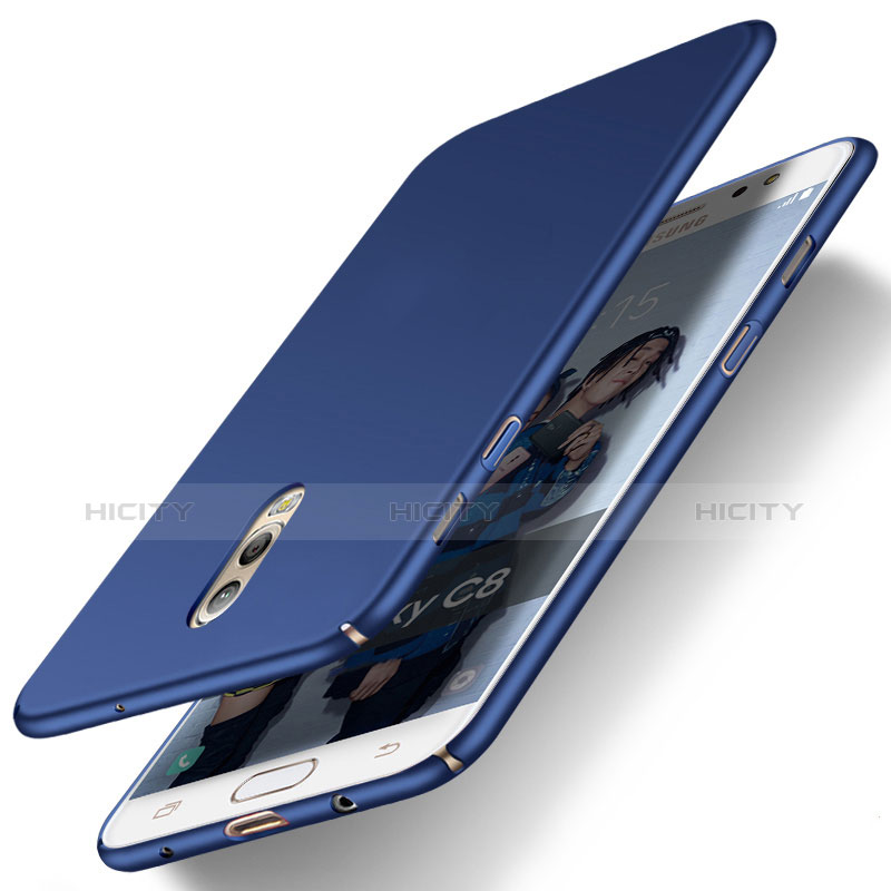 Carcasa Dura Plastico Rigida Mate para Samsung Galaxy J7 Plus Azul