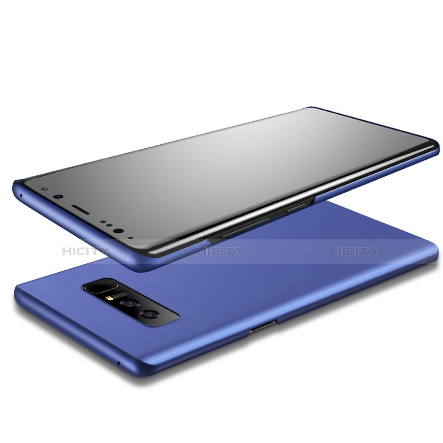 Carcasa Dura Plastico Rigida Mate para Samsung Galaxy Note 8 Azul