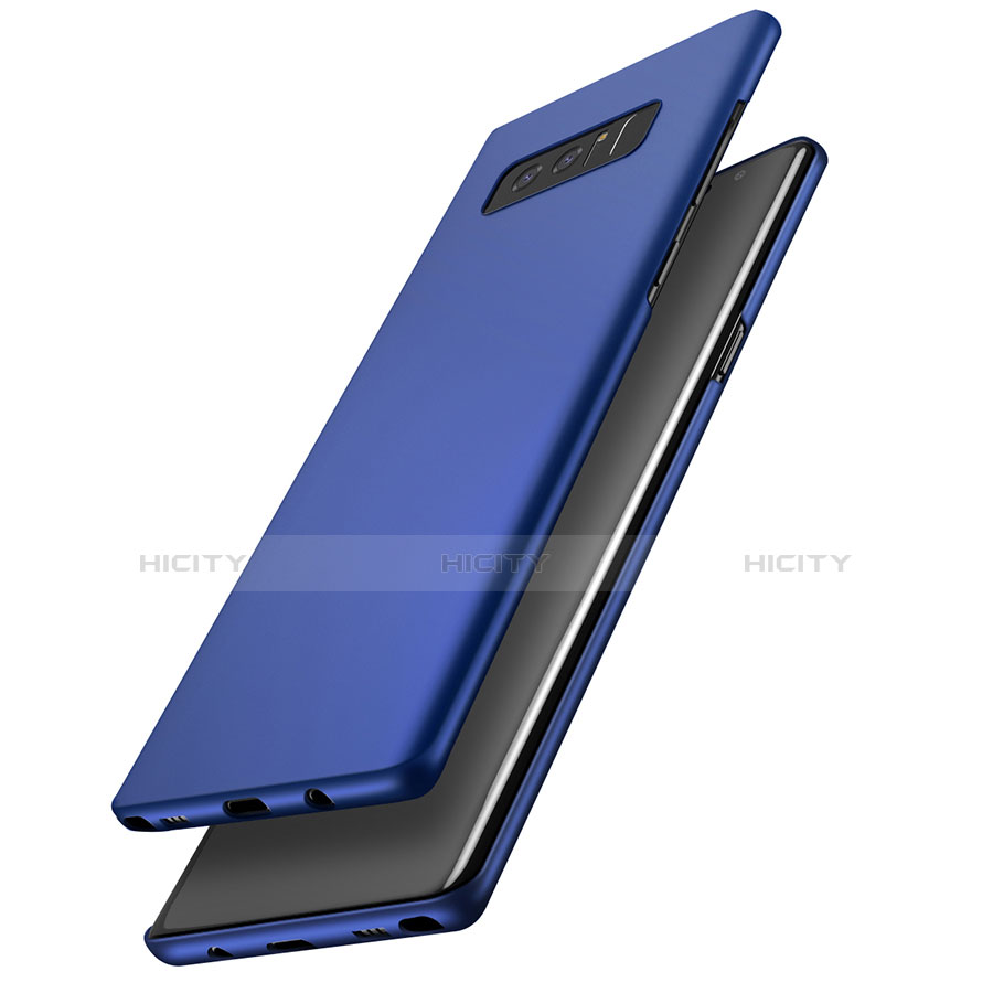Carcasa Dura Plastico Rigida Mate para Samsung Galaxy Note 8 Azul