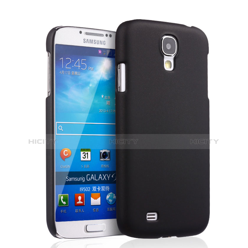 Carcasa Dura Plastico Rigida Mate para Samsung Galaxy S4 i9500 i9505 Negro