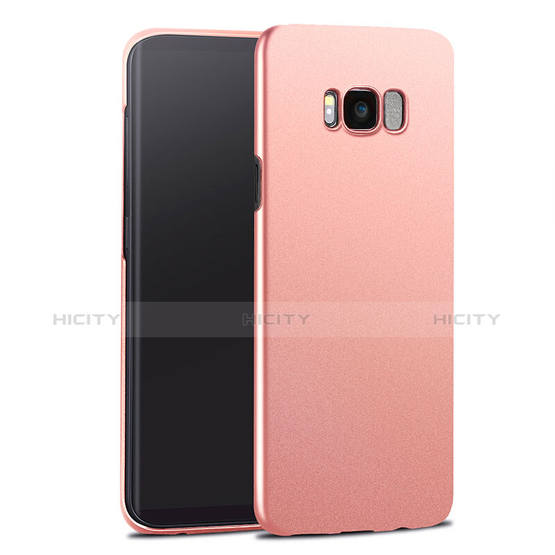 Carcasa Dura Plastico Rigida Mate para Samsung Galaxy S8 Oro Rosa