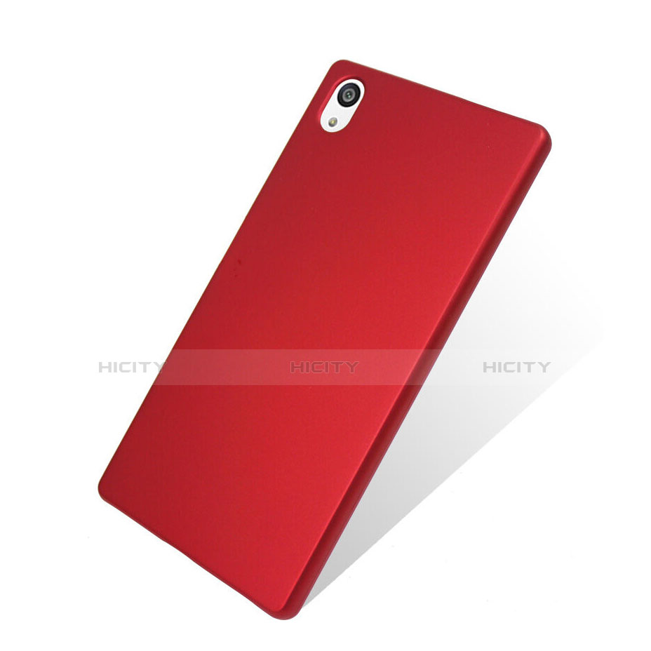 Carcasa Dura Plastico Rigida Mate para Sony Xperia Z5 Rojo