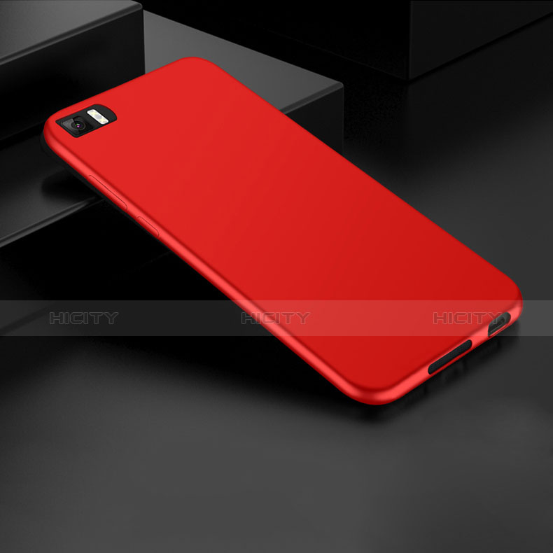 Carcasa Dura Plastico Rigida Mate para Xiaomi Mi 3 Rojo