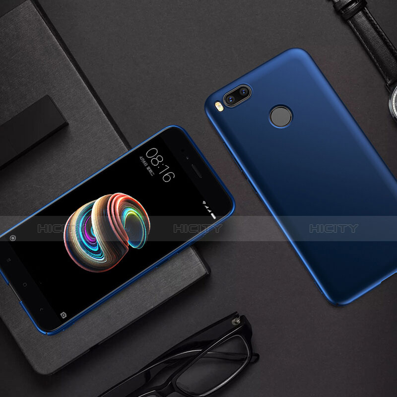 Carcasa Dura Plastico Rigida Mate para Xiaomi Mi 5X Azul