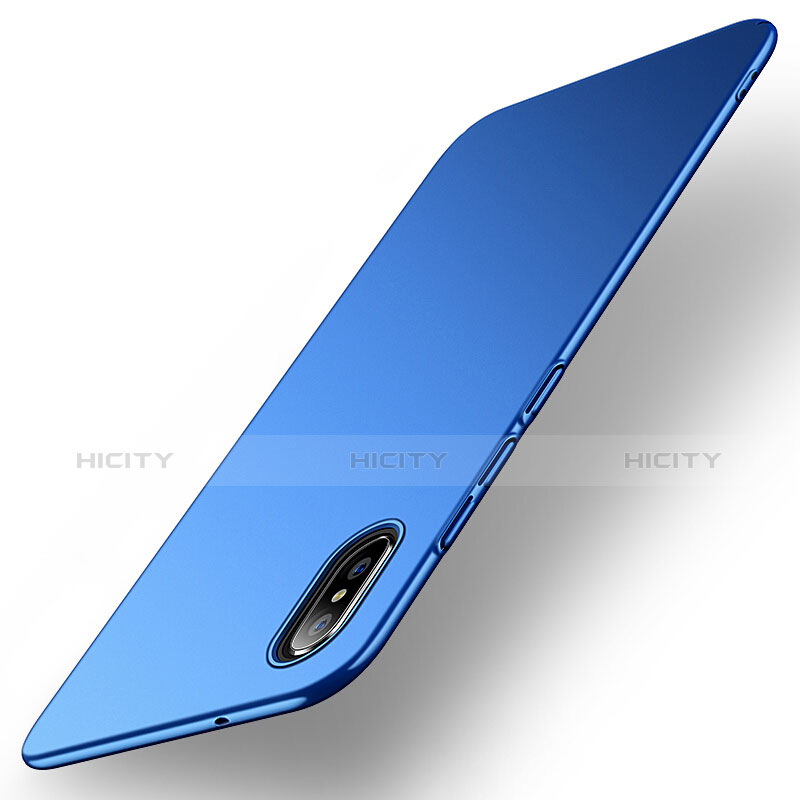 Carcasa Dura Plastico Rigida Mate para Xiaomi Mi 8 Explorer Azul
