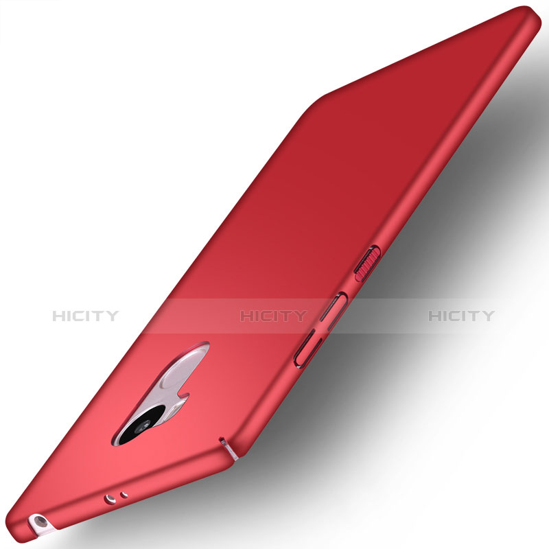 Carcasa Dura Plastico Rigida Mate para Xiaomi Redmi 4 Prime High Edition Rojo