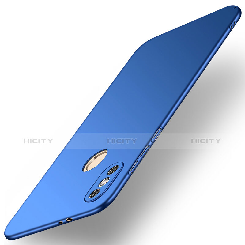 Carcasa Dura Plastico Rigida Mate para Xiaomi Redmi Note 5 AI Dual Camera Azul