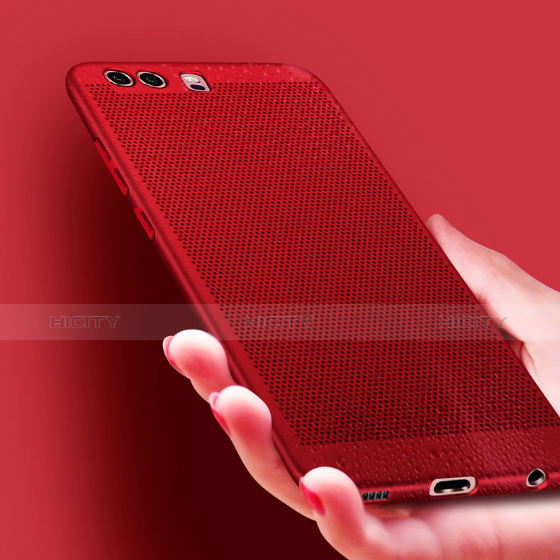 Carcasa Dura Plastico Rigida Perforada para Huawei Honor 9 Rojo