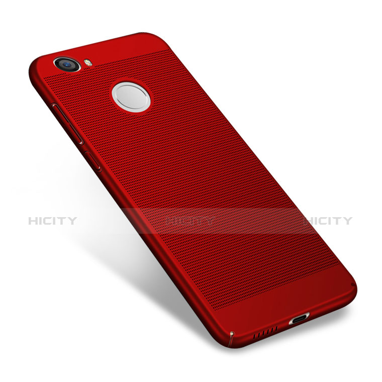 Carcasa Dura Plastico Rigida Perforada para Huawei Nova Rojo