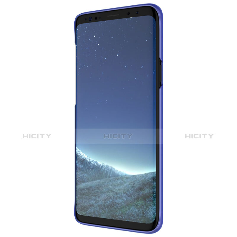 Carcasa Dura Plastico Rigida Perforada para Samsung Galaxy S9 Azul