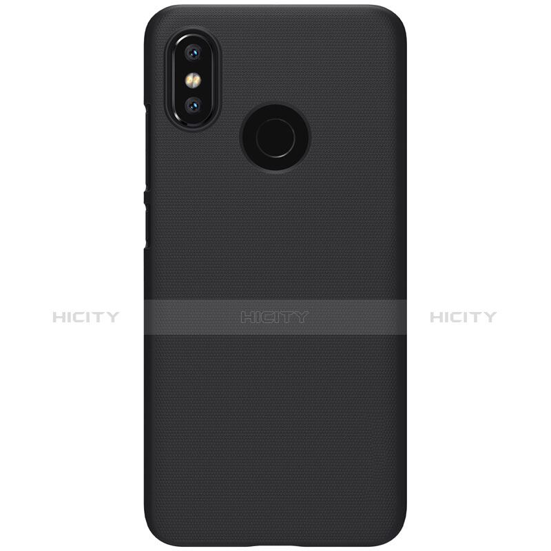 Carcasa Dura Plastico Rigida Perforada para Xiaomi Mi 8 Negro