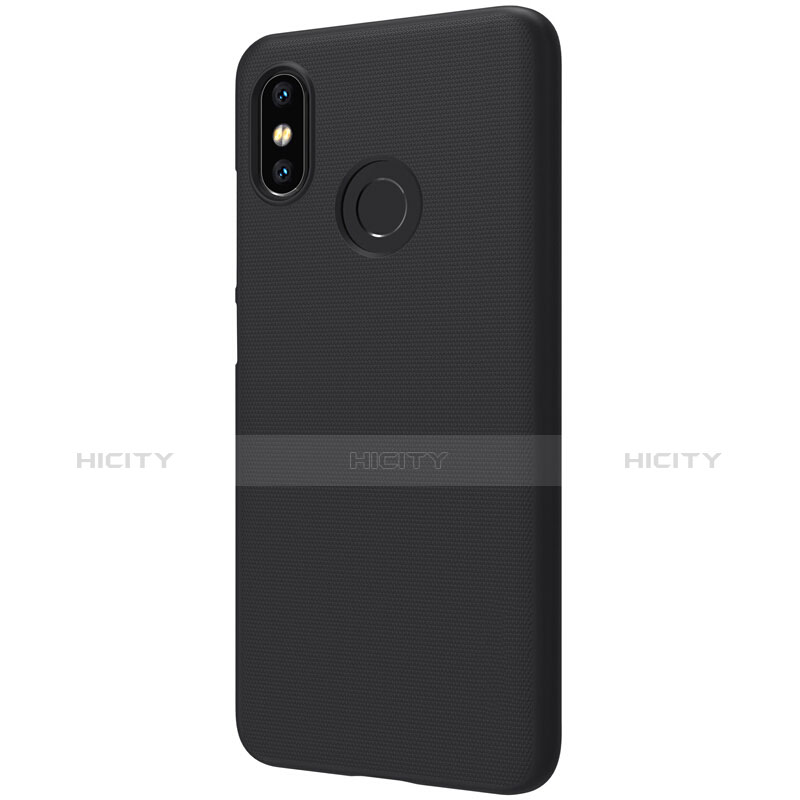 Carcasa Dura Plastico Rigida Perforada para Xiaomi Mi 8 Negro