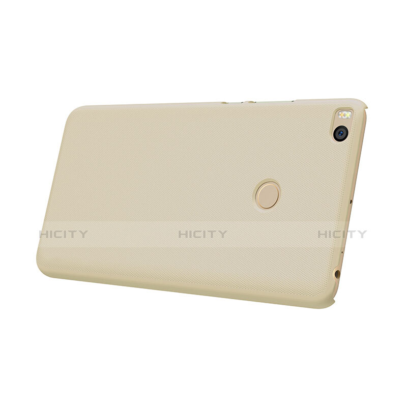 Carcasa Dura Plastico Rigida Perforada para Xiaomi Mi Max 2 Oro