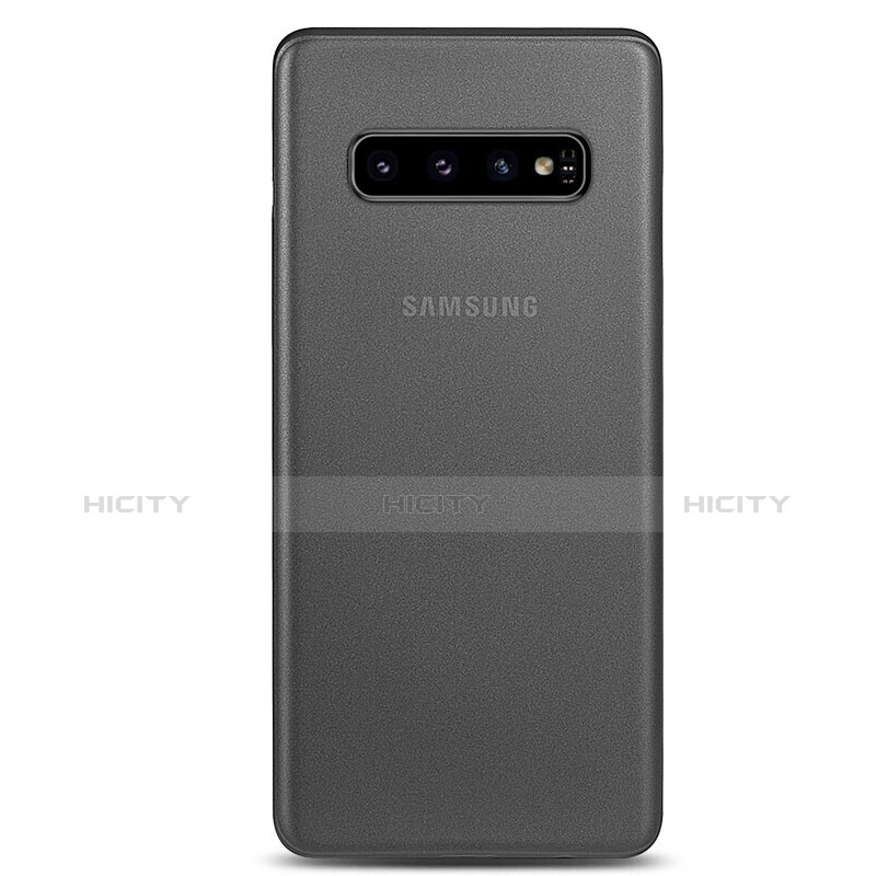 Carcasa Dura Ultrafina Transparente Funda Mate P01 para Samsung Galaxy S10 Plus Gris