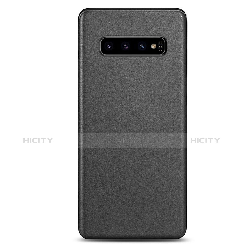 Carcasa Dura Ultrafina Transparente Funda Mate P01 para Samsung Galaxy S10 Plus Negro