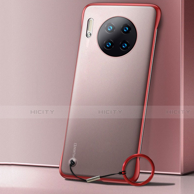 Carcasa Dura Ultrafina Transparente Funda Mate para Huawei Mate 30 Pro 5G Rojo