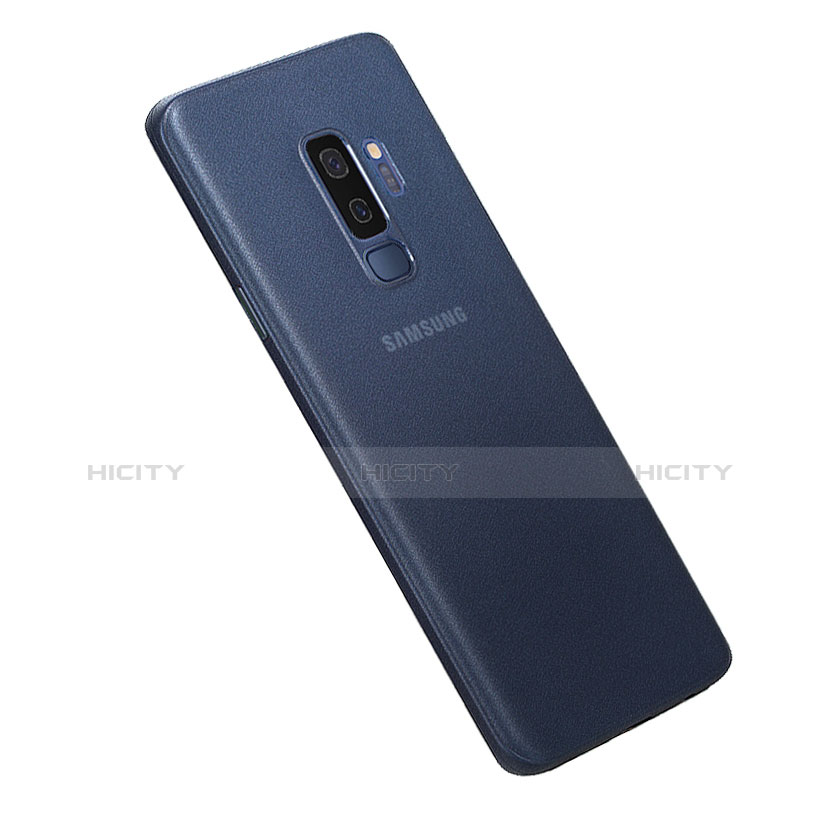 Carcasa Dura Ultrafina Transparente Funda Mate para Samsung Galaxy S9 Plus Azul