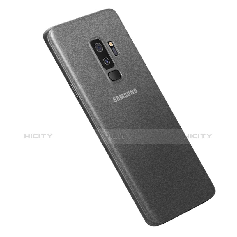 Carcasa Dura Ultrafina Transparente Funda Mate para Samsung Galaxy S9 Plus Gris