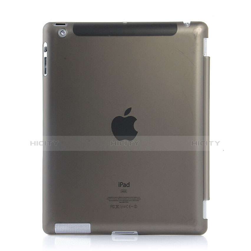 Carcasa Dura Ultrafina Transparente Mate para Apple iPad 4 Gris