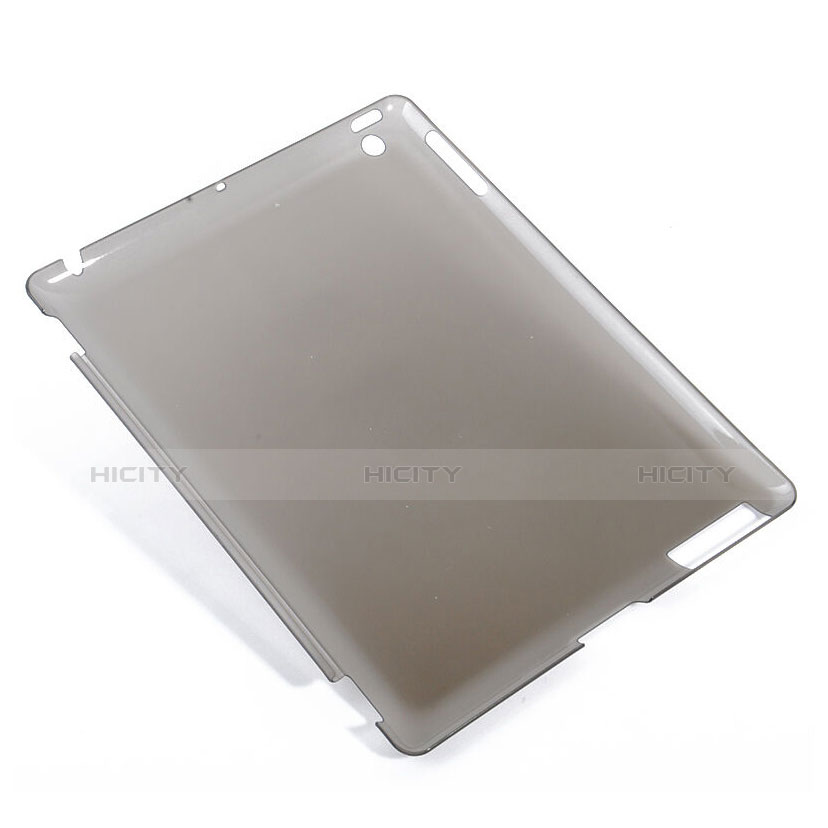 Carcasa Dura Ultrafina Transparente Mate para Apple iPad 4 Gris