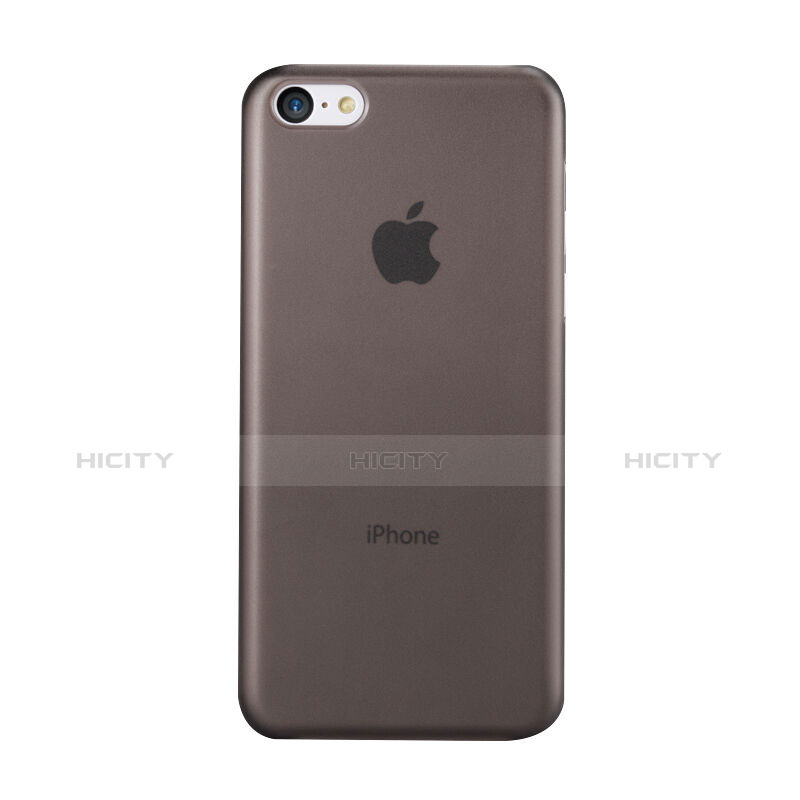 Carcasa Dura Ultrafina Transparente Mate para Apple iPhone 5C Gris