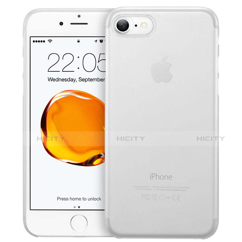 Carcasa Dura Ultrafina Transparente Mate para Apple iPhone SE (2020) Blanco