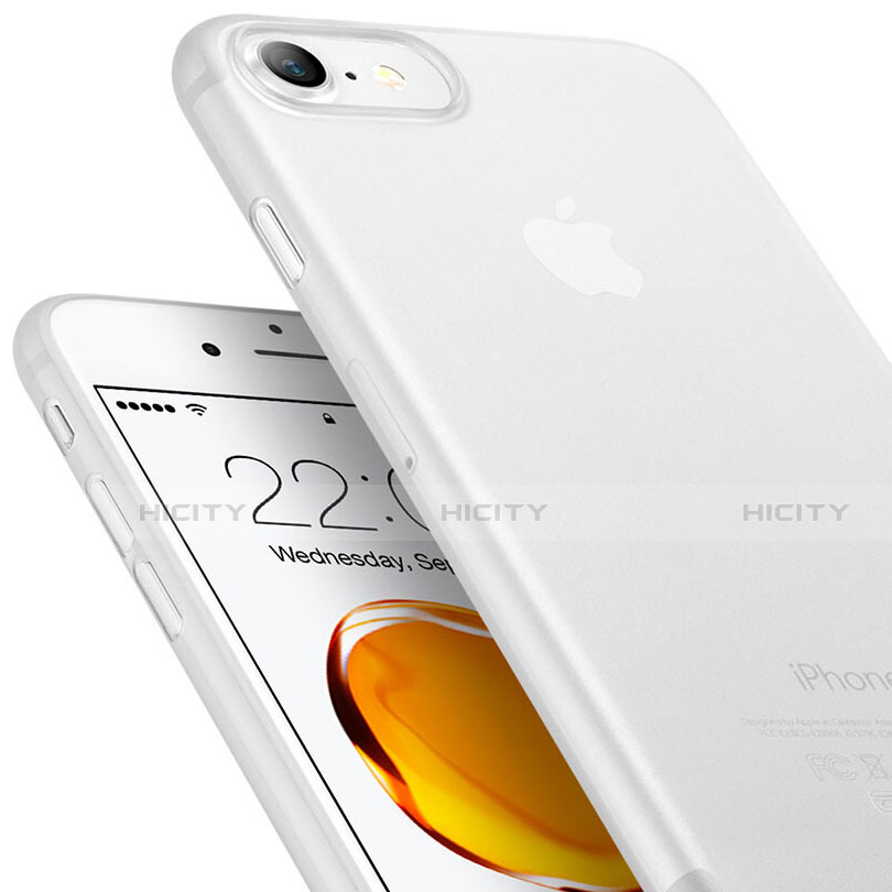 Carcasa Dura Ultrafina Transparente Mate para Apple iPhone SE3 ((2022)) Blanco