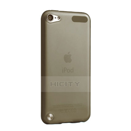 Carcasa Dura Ultrafina Transparente Mate para Apple iPod Touch 5 Gris
