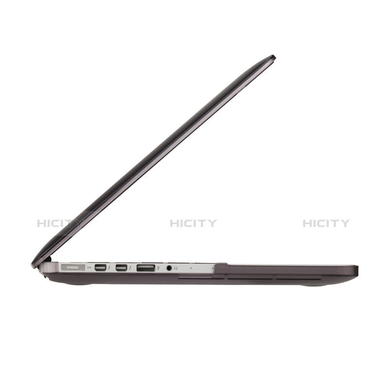 Carcasa Dura Ultrafina Transparente Mate para Apple MacBook Pro 15 pulgadas Retina Gris