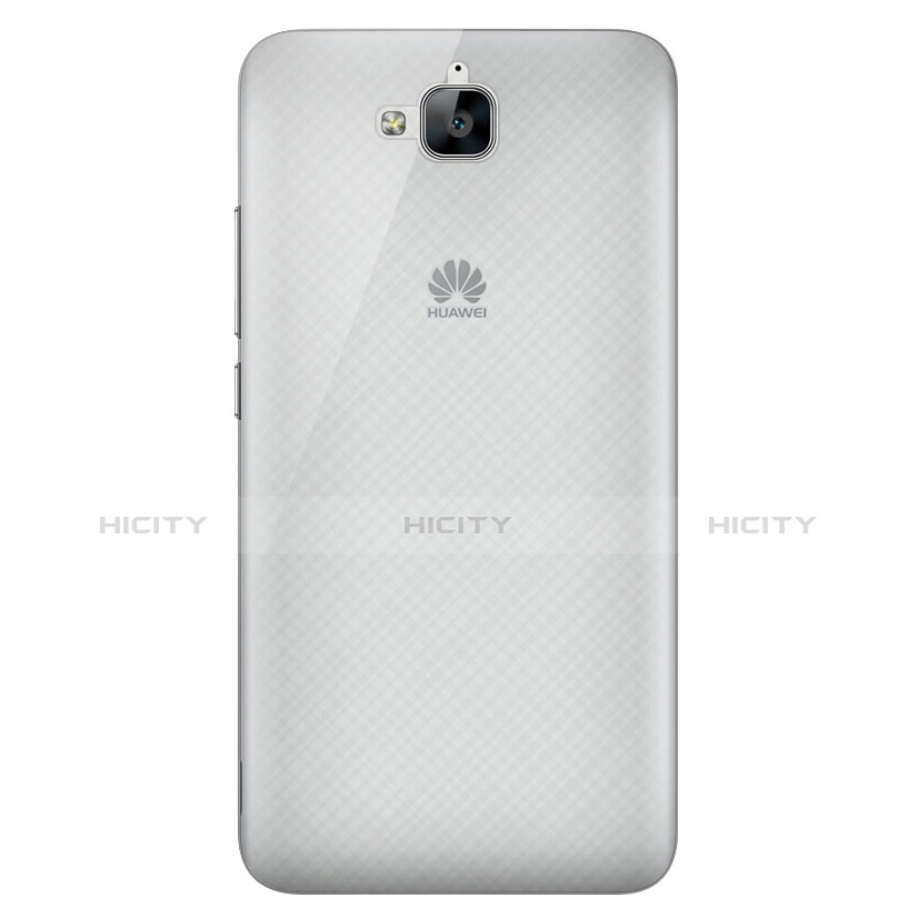 Carcasa Dura Ultrafina Transparente Mate para Huawei Enjoy 5 Gris