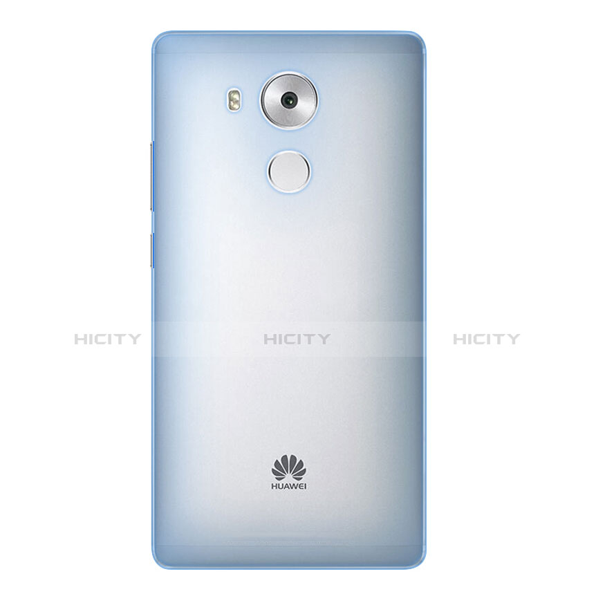 Carcasa Dura Ultrafina Transparente Mate para Huawei Mate 8 Azul