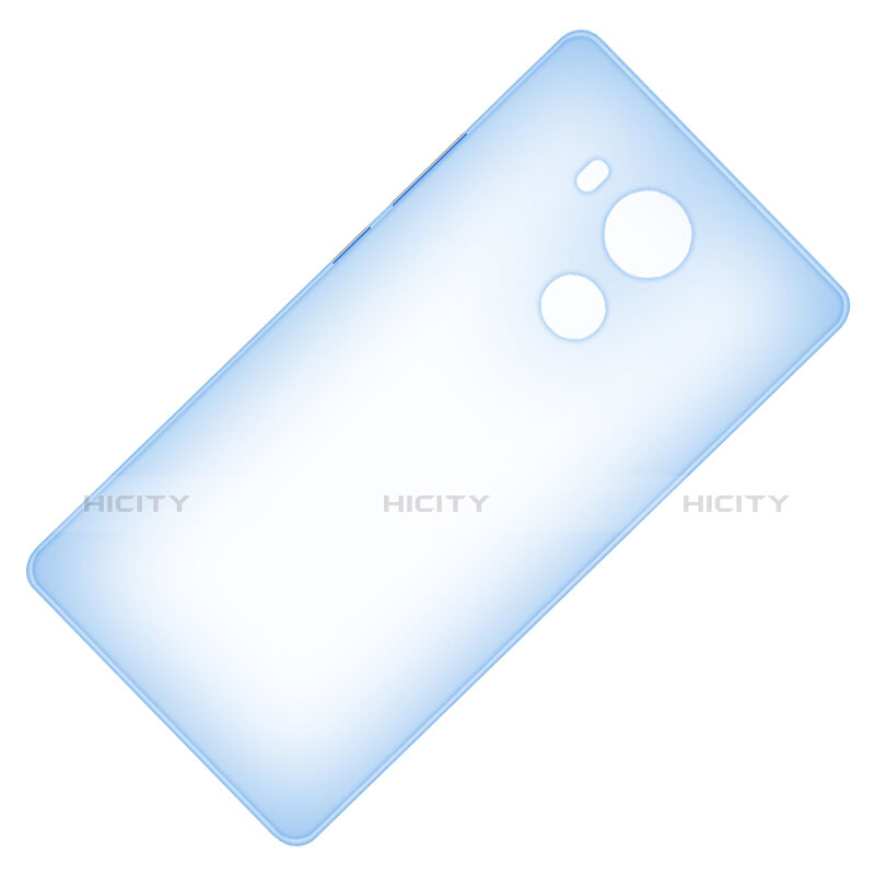 Carcasa Dura Ultrafina Transparente Mate para Huawei Mate 8 Azul