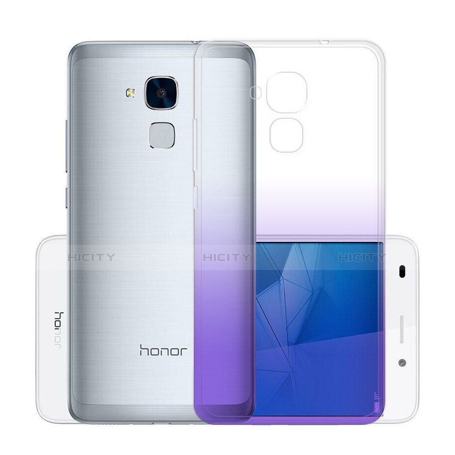 Carcasa Gel Ultrafina Transparente Gradiente para Huawei GT3 Morado