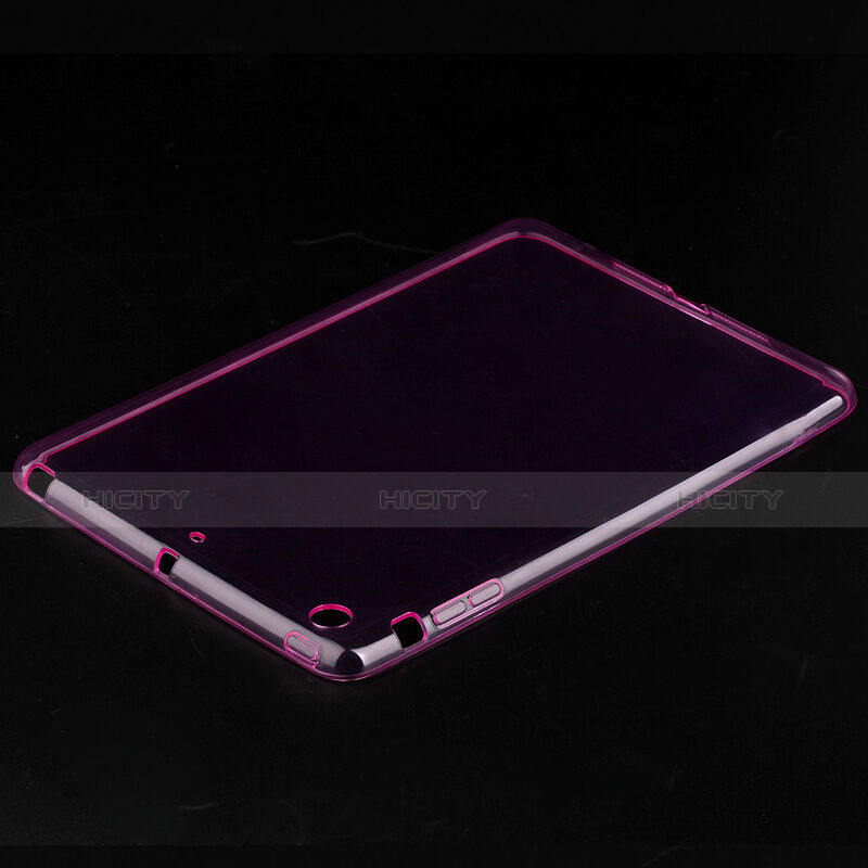 Carcasa Gel Ultrafina Transparente para Apple iPad Mini 2 Rosa