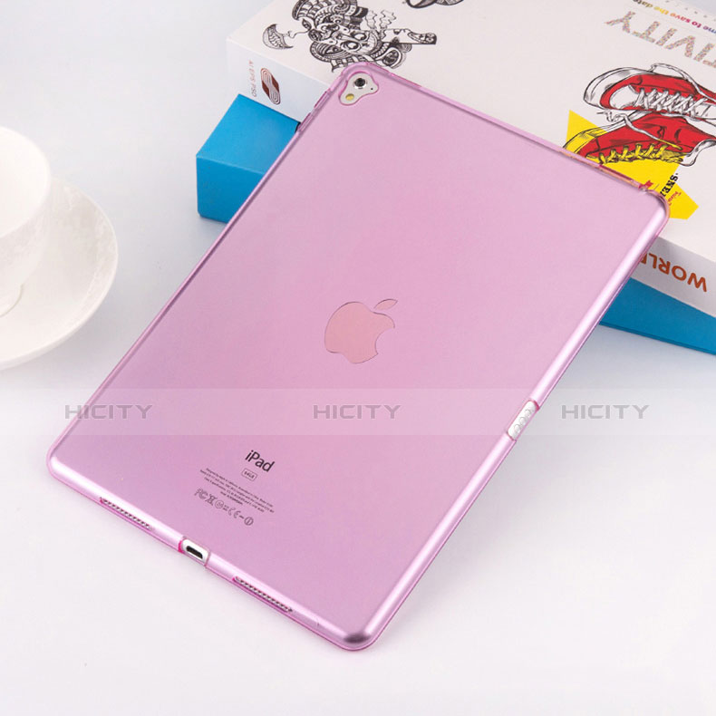 Carcasa Gel Ultrafina Transparente para Apple iPad Pro 9.7 Rosa